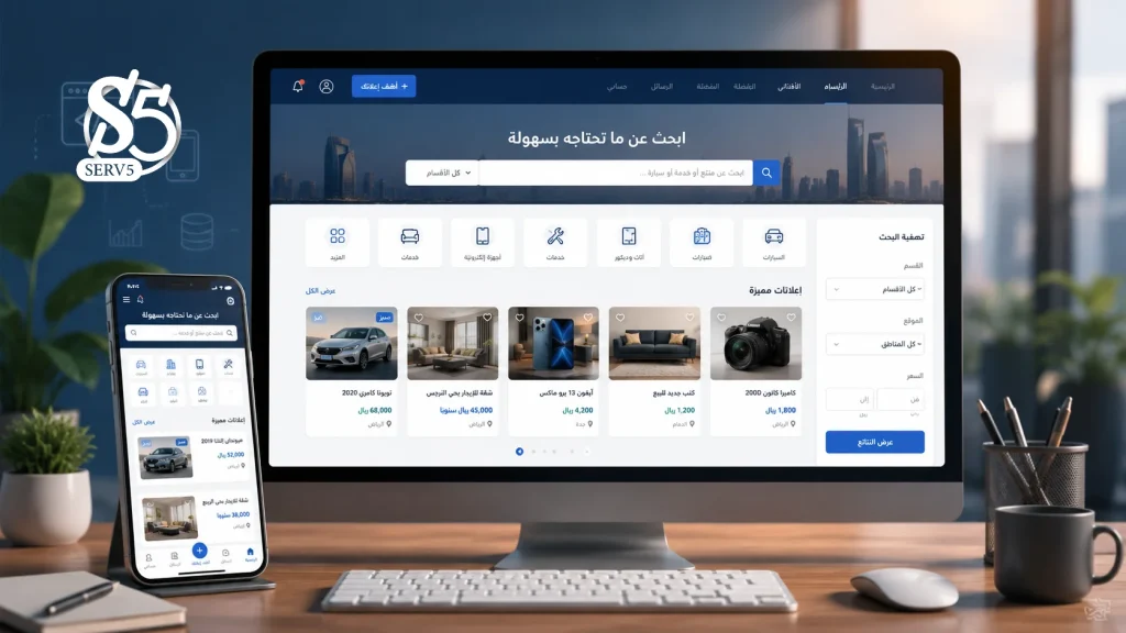 تصميم موقع مثل حراج | المميزات والتكلفة وطريقة التنفيذ تصميم موقع مثل حراج